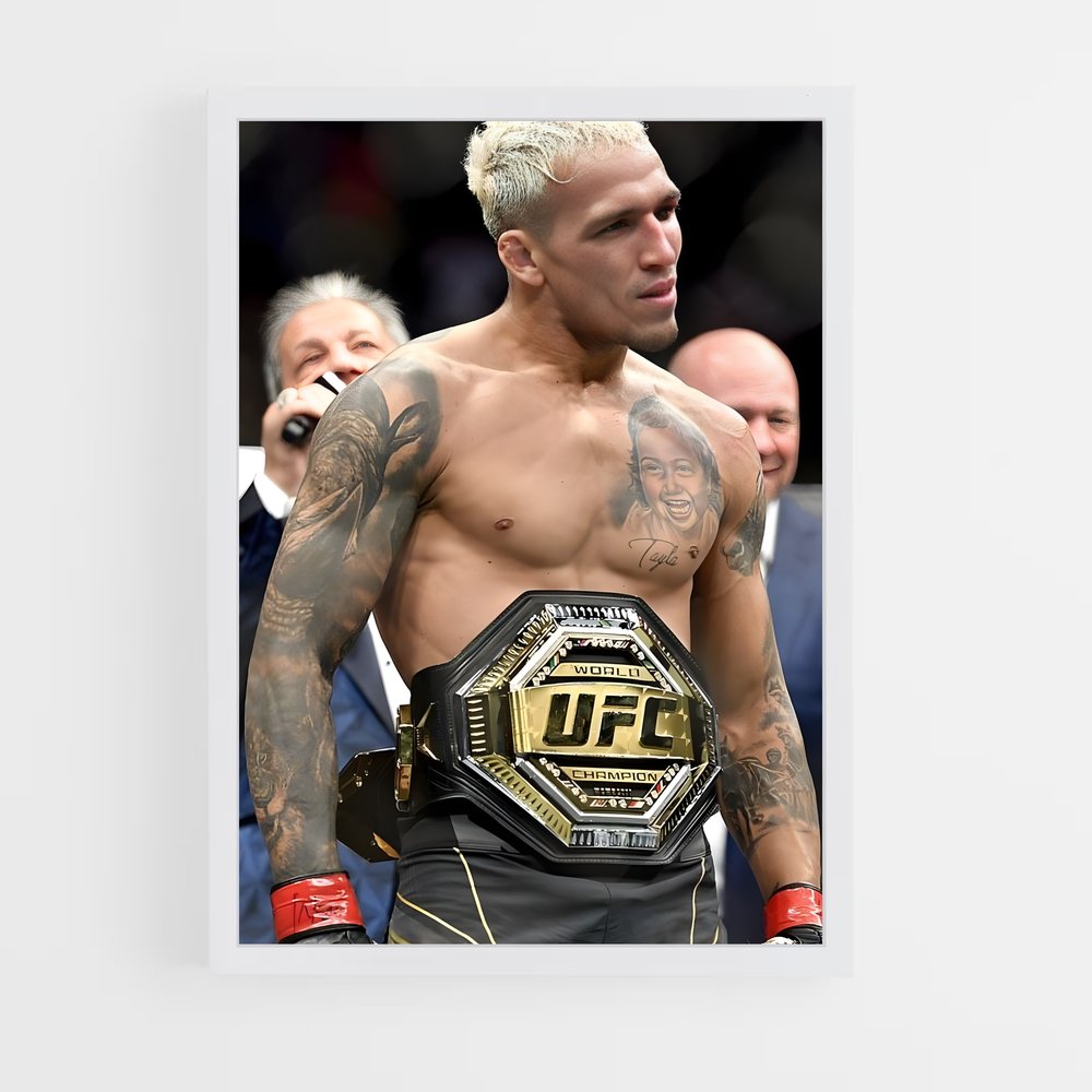 Poster Oliveira Champion – affiche MMA (vue 3)